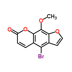 4-溴-9-甲氧基-7H-呋喃并[3,2-g][1]苯并吡喃-7-酮结构式_1930-54-7结构式