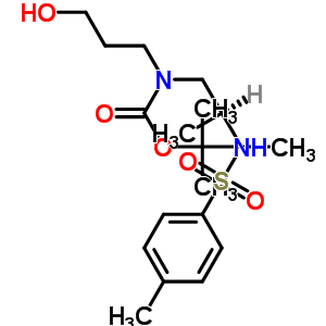 (S)-3-{N-(叔丁氧基羰基)-N-[2-(N-对甲苯磺酰基)氨基丙基]氨基-1-丙醇结构式_194032-19-4结构式