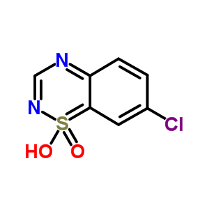 7-氯-4H-苯并[e][1,2,4]噻二嗪1,1-二氧化物结构式_19477-12-4结构式