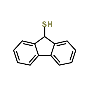 芴-9-硫醇结构式_19552-08-0结构式
