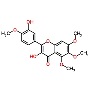 泽兰黄醇甲素结构式_19587-69-0结构式