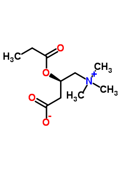 丙酰左旋肉碱盐酸盐结构式_20064-19-1结构式