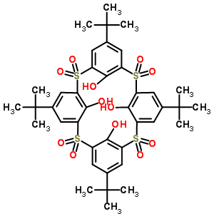 4-叔丁砜杯[4]芳烃结构式_204190-49-8结构式