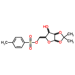 1,2-O-异亚丙基-5-O-对甲苯磺酰基-alpha-D-呋喃木糖结构式_20513-95-5结构式