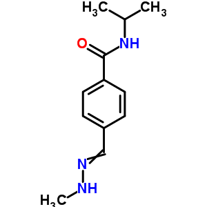n-(1-甲基乙基)-4-[(2-甲基肼基)甲基]-苯甲酰胺结构式_20566-17-0结构式