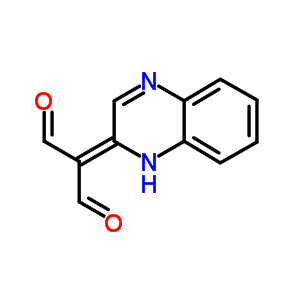 2-(2-喹噁啉)丙二醛结构式_205744-84-9结构式