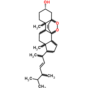 麦角甾醇过氧化物结构式_2061-64-5结构式