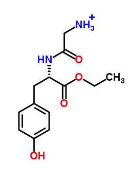 N-甘氨酰-L-酪氨酸水合物结构式_207300-83-2结构式