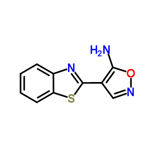 4-(2-苯并噻唑)-5-异噁唑胺结构式_208938-48-1结构式