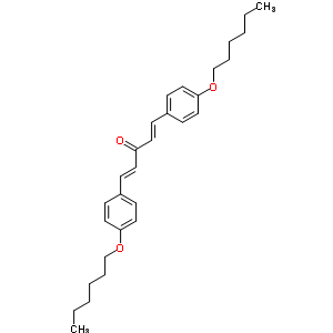 1,5-双(对己氧基苯基)-1,4-戊二烯-3-酮结构式_209683-39-6结构式