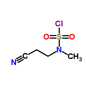 N-(2-氰基乙基)-N-甲基磺酰氯结构式_209971-18-6结构式