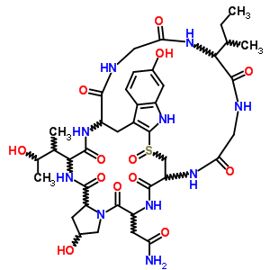 γ-鹅膏菌素结构式_21150-23-2结构式