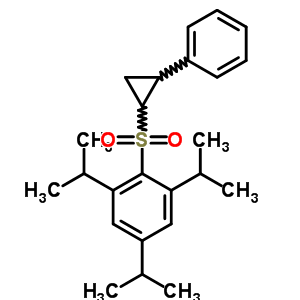 2-(2-苯基环丙基)磺酰基-1,3,5-三丙烷-2-基-苯结构式_21309-04-6结构式
