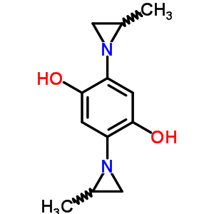 2,5-Bis(2-methylaziridin-1-yl)benzene-1,4-diol Structure,21384-06-5Structure