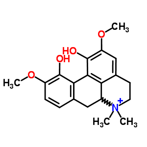 木兰花碱结构式_2141-09-5结构式