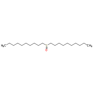 1-(癸基亚磺酰)癸烷结构式_2168-95-8结构式
