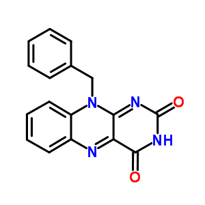 10-(苯基甲基)-苯并[g]蝶啶-2,4(3H,10H)-二酮结构式_21708-43-0结构式