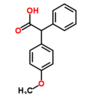 2-(4-Methoxyphenyl)-2-phenylacetic acid Structure,21749-83-7Structure