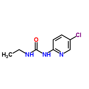 n-(5-氯-2-吡啶)-n-乙基-脲结构式_21780-53-0结构式