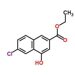 6-氯-4-羟基-2-萘酸乙酯结构式_218961-11-6结构式