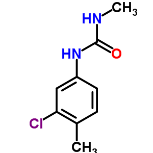 1-(3-氯-4-甲基苯基)-3-甲基脲结构式_22175-22-0结构式