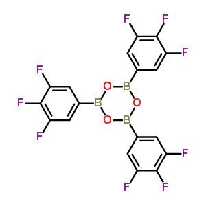 2,4,6-三(3,4,5-三氟苯基)硼嗪结构式_223440-94-6结构式