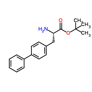 4,4-联苯丙氨酸-1,1-二甲基乙酯结构式_225528-25-6结构式