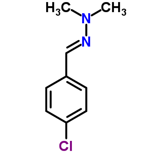 4-氯苯甲醛 N,N-二甲肼酮结构式_22699-29-2结构式