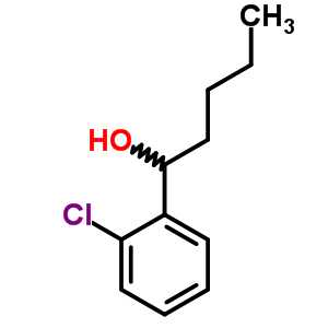 1-(2-氯苯基)-1-戊醇结构式_22869-36-9结构式