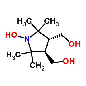 (3R,4R)-3,4-二(羟基甲基)-2,2,5,5-四甲基-1-吡咯烷醇结构式_229621-07-2结构式
