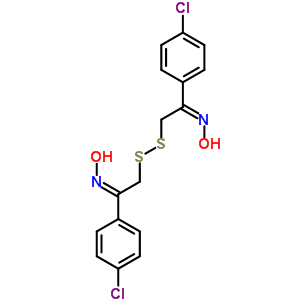 2,2-二硫代双[4-氯苯乙酮二肟结构式_23080-36-6结构式