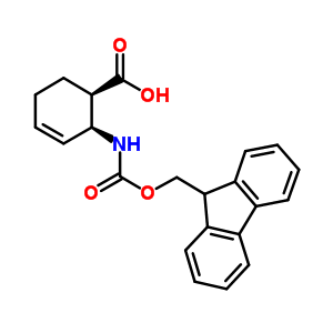 (1R,2s)-Fmoc-2-氨基-3-环己烯-羧酸结构式_233600-20-9结构式