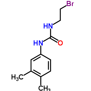 Urea,n-(2-bromoethyl)-n-(3,4-dimethylphenyl)- Structure,23417-39-2Structure