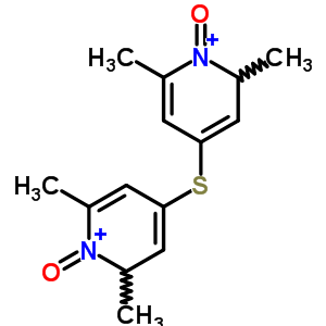 (8ci)-4,4-硫代二-2,6-二甲基吡啶 1,1-二氧化物结构式_23429-27-8结构式