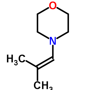 4-(2-甲基-1-丙烯-1-基)-吗啉结构式_2403-55-6结构式