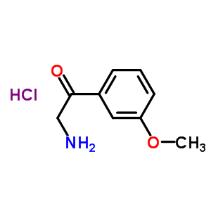 2-(3-Methoxy-phenyl)-2-oxo-ethyl-ammonium, chloride Structure,24037-72-7Structure