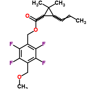 Matofluthrin结构式_240494-70-6结构式