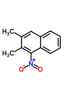 2,3-二甲基-1-硝基萘结构式_24055-46-7结构式