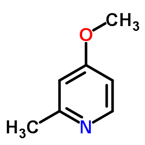 4-甲氧基-2-甲基吡啶结构式_24103-75-1结构式
