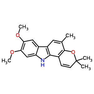 O-甲基柯氏九里香碱结构式_24123-92-0结构式