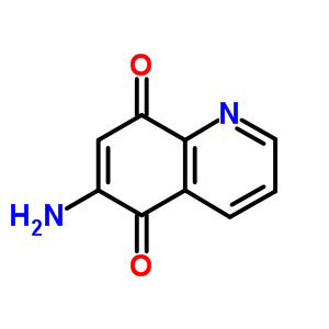 6-氨基-5,8-喹啉二酮结构式_24149-57-3结构式