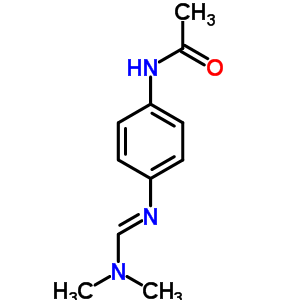 n-[4-[[(二甲基氨基)亚甲基]氨基]苯基]-乙酰胺结构式_2415-66-9结构式