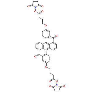 1,1-[(8,16-二氢-8,16-二氧代二苯并[a,j]芘-2,10-二基)双[氧基(1-氧代-4,1-丁烷二基)氧基]]双-2,5-吡咯烷二酮结构式_243670-15-7结构式