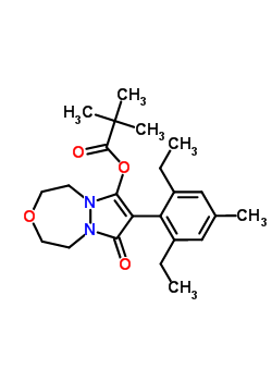 唑啉草酯结构式_243973-20-8结构式