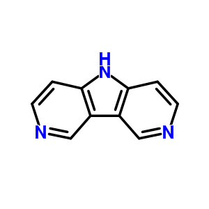 5H-吡咯并[3,2-c:4,5-c]二吡啶结构式_244-78-0结构式