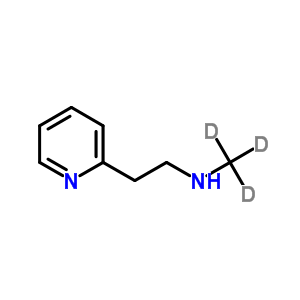 N-(2H3)甲基-2-(2-吡啶基)乙胺结构式_244094-70-0结构式