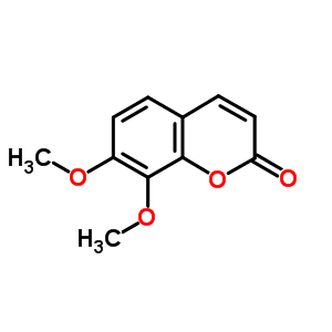 瑞香素二甲醚对照品结构式_2445-80-9结构式