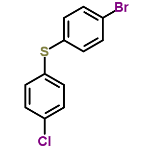 (4-Bromophenyl)(4-chlorophenyl)sulfane Structure,24535-57-7Structure
