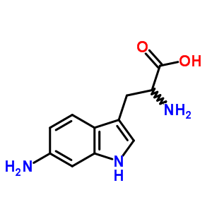 6-氨基-L-色氨酸结构式_2462-30-8结构式