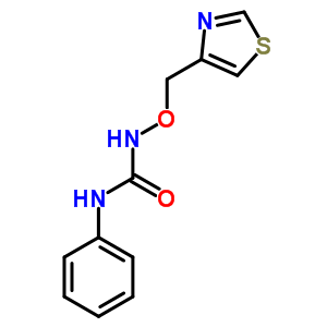 Urea,n-phenyl-n-(4-thiazolylmethoxy)- Structure,24885-85-6Structure